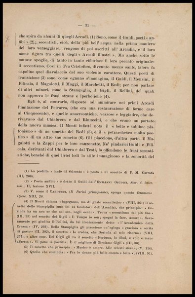 Noterelle letterarie : un trattato inedito del bel costume del secolo 16., postille inedite di Vincenzo Monti alle rime de' primi Arcadi / Gaetano Imbert