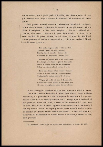 Noterelle letterarie : un trattato inedito del bel costume del secolo 16., postille inedite di Vincenzo Monti alle rime de' primi Arcadi / Gaetano Imbert