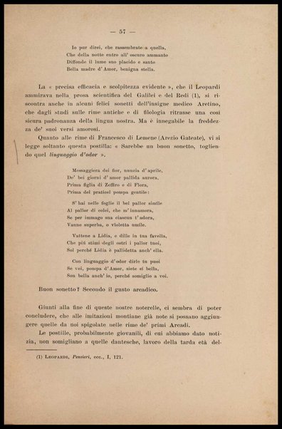 Noterelle letterarie : un trattato inedito del bel costume del secolo 16., postille inedite di Vincenzo Monti alle rime de' primi Arcadi / Gaetano Imbert