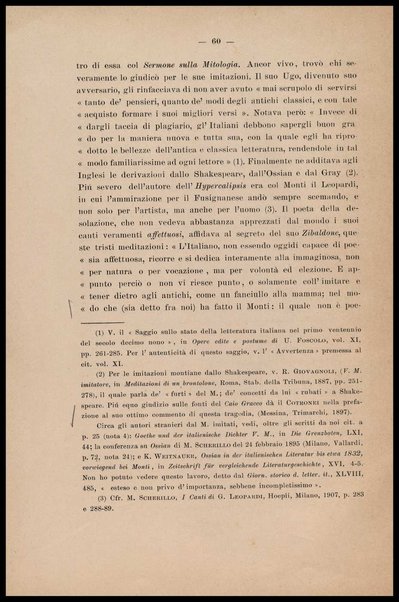 Noterelle letterarie : un trattato inedito del bel costume del secolo 16., postille inedite di Vincenzo Monti alle rime de' primi Arcadi / Gaetano Imbert