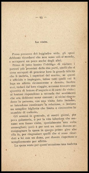 Le buone usanze / Mantea