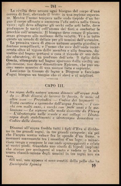 Enciclopedia igienica : Igiene della cucina, della casa, del sangue, della pelle, della Bellezza, del Movimento / Paolo Mantegazza