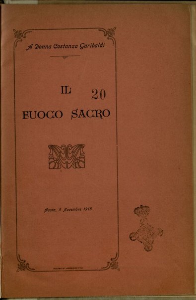 Il fuoco sacro