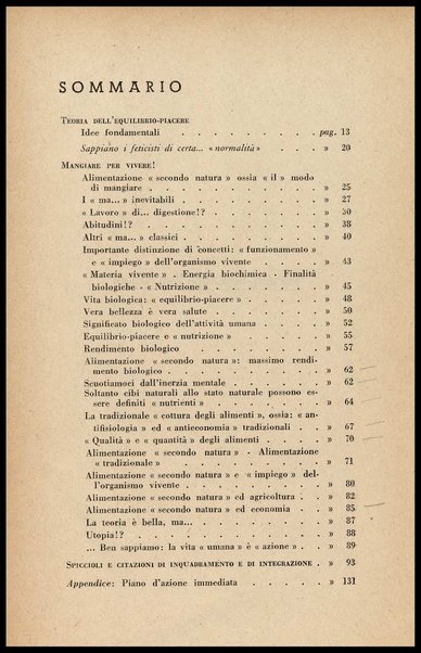 Mangiare per vivere! : Teoria dell'equilibrio piacere. E' un nuovo discorso di fisiologia