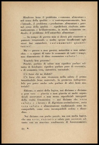 Mangiare per vivere! : Teoria dell'equilibrio piacere. E' un nuovo discorso di fisiologia