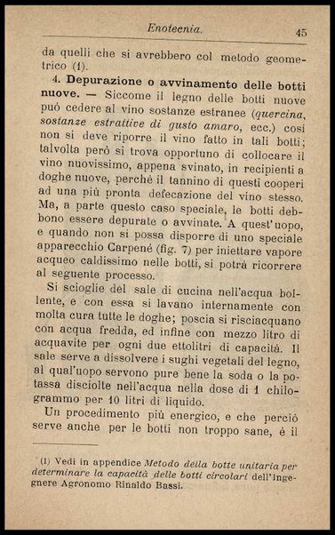 Enologia : (precetti ad uso degli enologi italiani) / riveduta e ampliata da Arnaldo Strucchi ; con una Appendice sul metodo della botte unitaria pei calcoli relativi alle botti circolari, dell'ing. Rinaldo Bassi