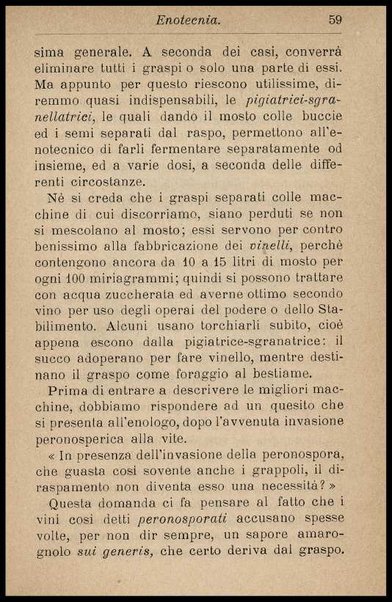 Enologia : (precetti ad uso degli enologi italiani) / riveduta e ampliata da Arnaldo Strucchi ; con una Appendice sul metodo della botte unitaria pei calcoli relativi alle botti circolari, dell'ing. Rinaldo Bassi