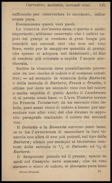 Enologia : (precetti ad uso degli enologi italiani) / riveduta e ampliata da Arnaldo Strucchi ; con una Appendice sul metodo della botte unitaria pei calcoli relativi alle botti circolari, dell'ing. Rinaldo Bassi