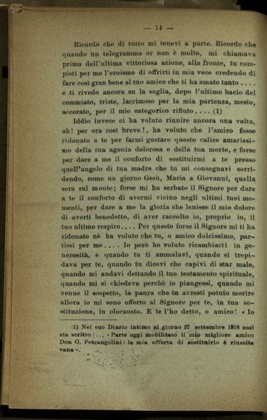 In memoria del sacerdote soldato Luigi Tonetti / D. Odoardo Petrangolini