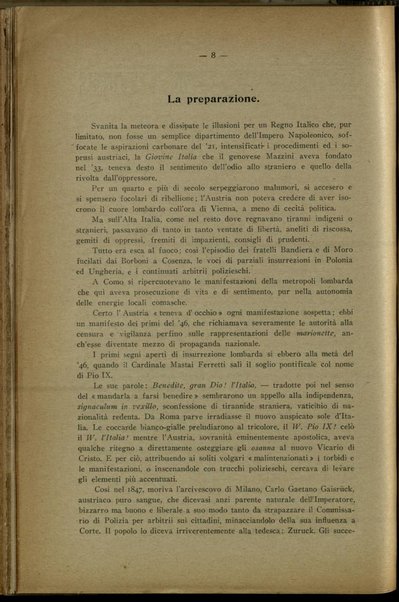 Patriottismo comasco, 1848-59 : conferenza tenuta nel salone dell'Istituto Carducci il 16 marzo 1916 / Frico Piadeni