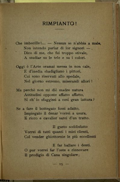 Novi versiculi : pubblicati nell'occasione del matrimonio della figlia Nerina col dottor Gian Giuseppe Palmieri sottotenente medico decorato con medaglia d'argento al valor militare : Bologna 15. settembre 1917 / Giulio Cesare Pietra