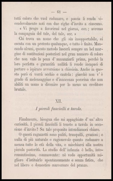 L'arte di convitare spiegata al popolo