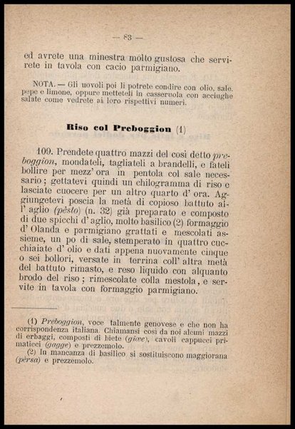 La cuciniera genovese, ossia La vera maniera di cucinare alla genovese ravioli, lasagne, tagliolini ... / compilata da [Gio. Batta e Giovanni] padre e figlio Ratto