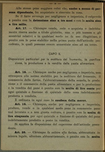 Reati contro i provvedimenti sui consumi : decreto luogotenenziale 6 Maggio 1917, n. 740, recante provvedimenti per i reati concernenti il censimento, la precettazione e la requisizione, la produzione e il commercio di cose di comune o Largo consumo e di generi alimentari (Gazzetta uff., 15 maggio 1917, n.114)