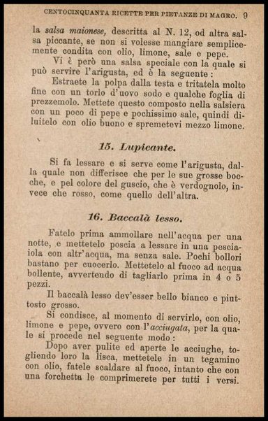 150 ricette per pietanze di magro