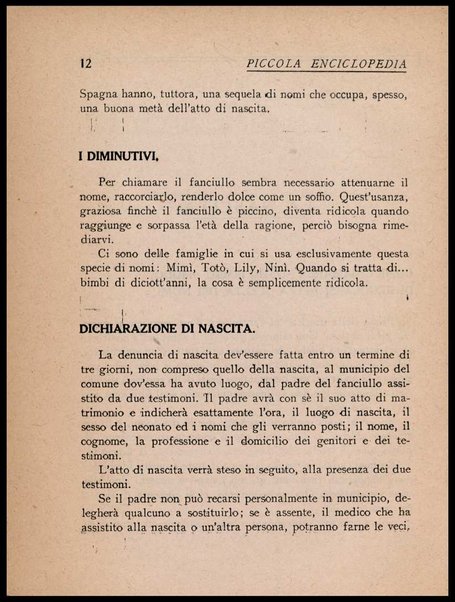 Piccola enciclopedia delle buone usanze