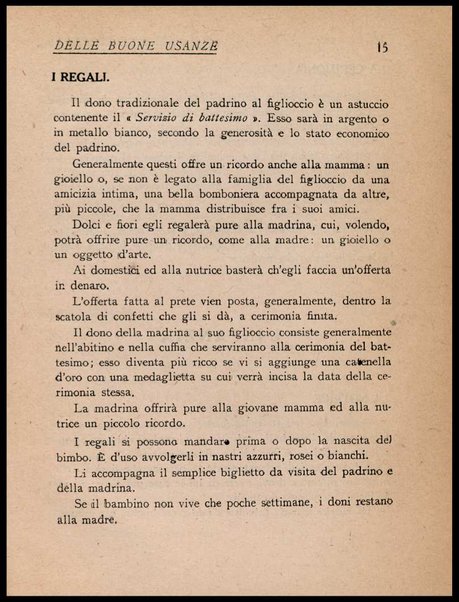 Piccola enciclopedia delle buone usanze