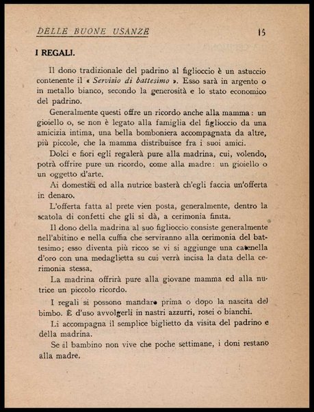 Piccola enciclopedia delle buone usanze