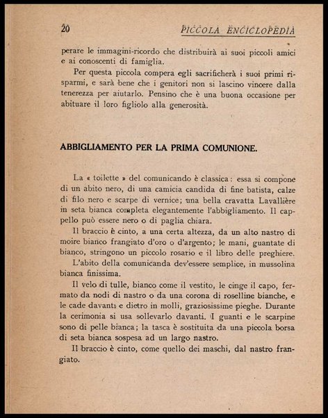 Piccola enciclopedia delle buone usanze
