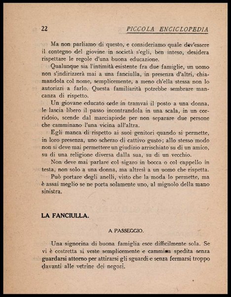 Piccola enciclopedia delle buone usanze