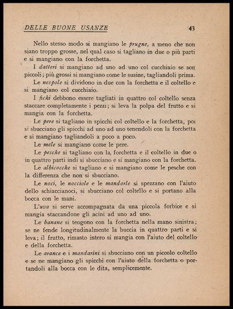 Piccola enciclopedia delle buone usanze