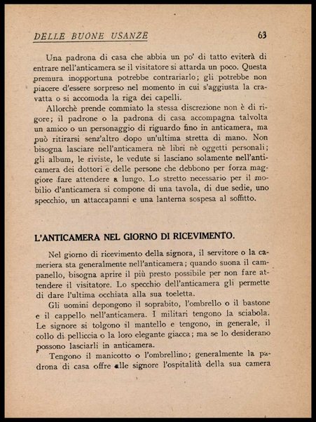 Piccola enciclopedia delle buone usanze