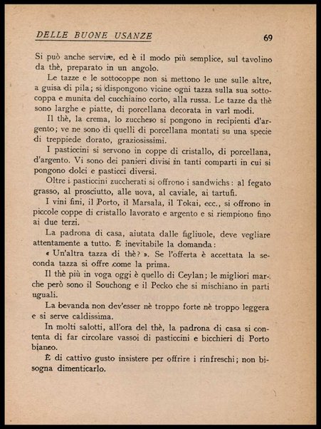 Piccola enciclopedia delle buone usanze