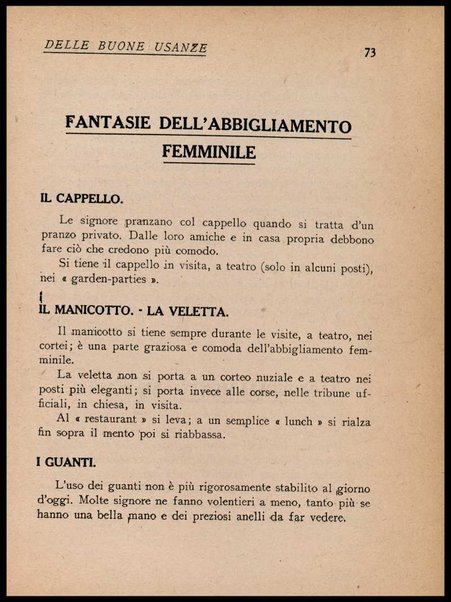 Piccola enciclopedia delle buone usanze