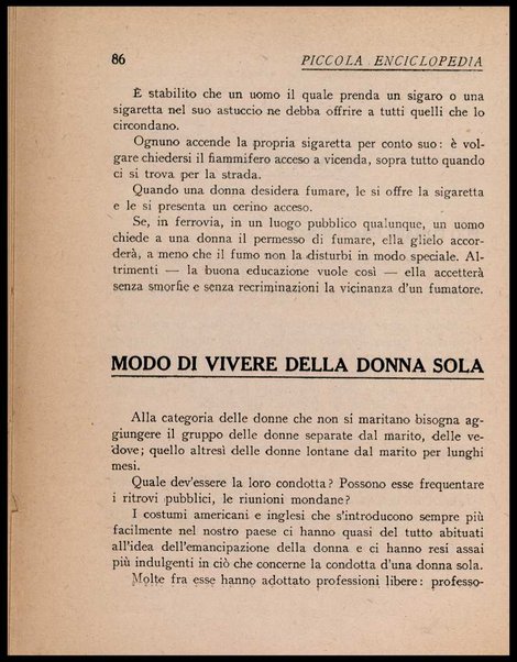 Piccola enciclopedia delle buone usanze