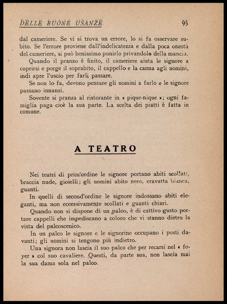 Piccola enciclopedia delle buone usanze