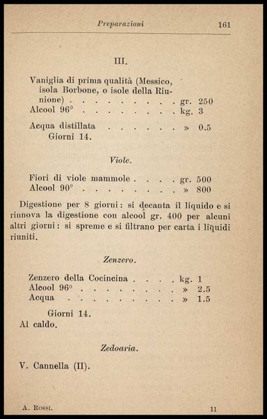 Manuale del liquorista : 1450 ricette pratiche / Antonio Rossi