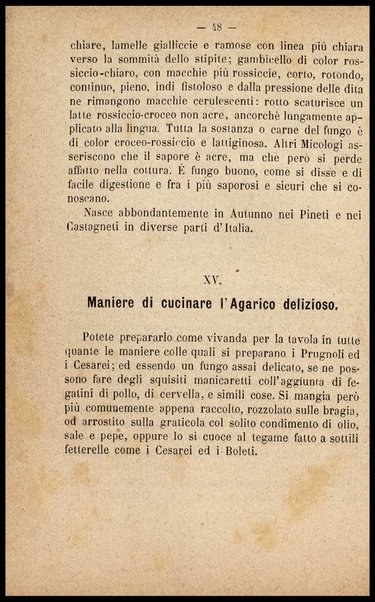 Gastromicologia, ossia Nozioni popolari sopra una gran parte delle migliori specie di funghi mangerecci, sul modo di cucinarli e conservarli : memoria / di Rossi Clemente