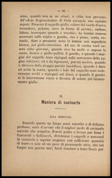 Gastromicologia, ossia Nozioni popolari sopra una gran parte delle migliori specie di funghi mangerecci, sul modo di cucinarli e conservarli : memoria / di Rossi Clemente