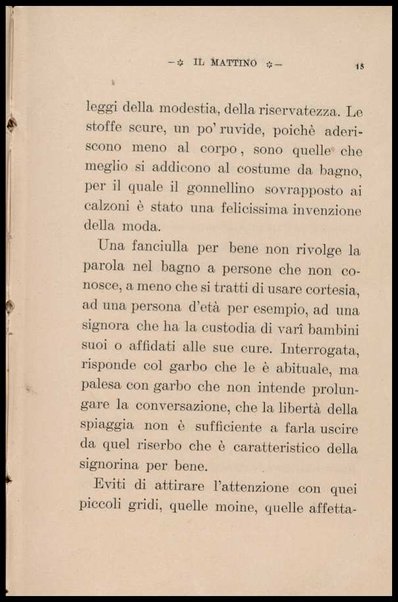 Galateo della signorina