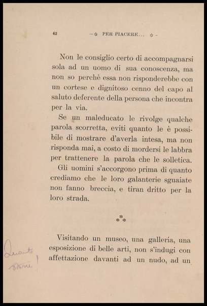 Galateo della signorina