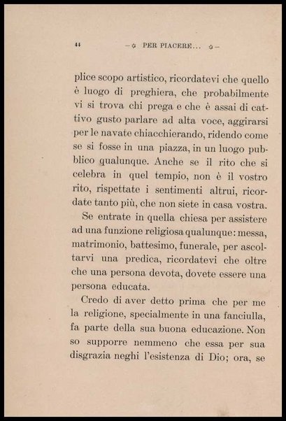 Galateo della signorina