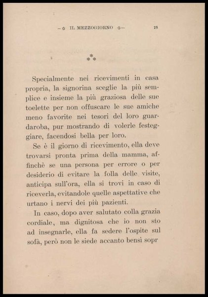 Galateo della signorina