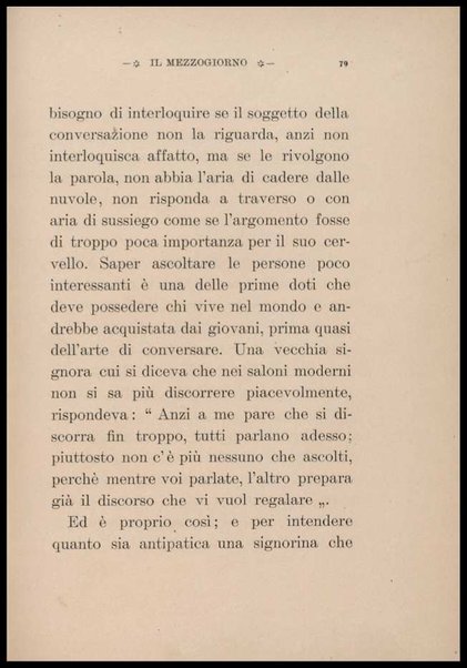 Galateo della signorina