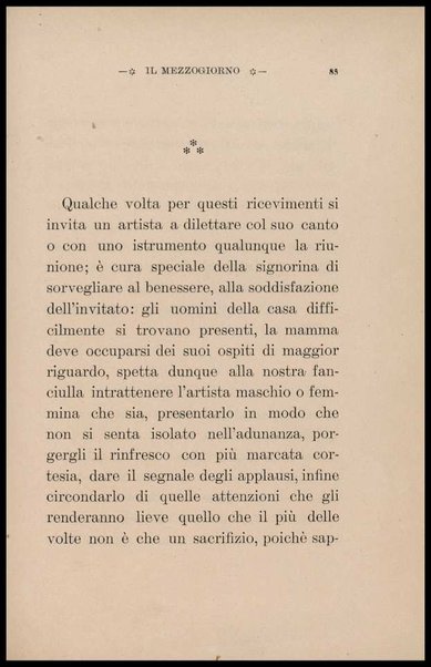 Galateo della signorina