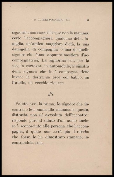 Galateo della signorina