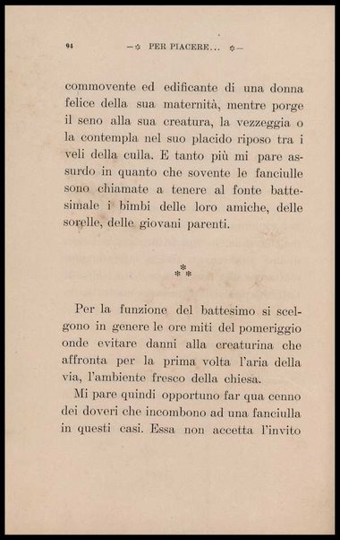 Galateo della signorina