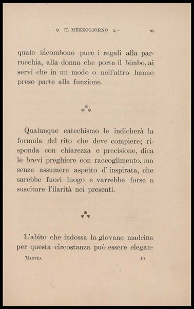 Galateo della signorina