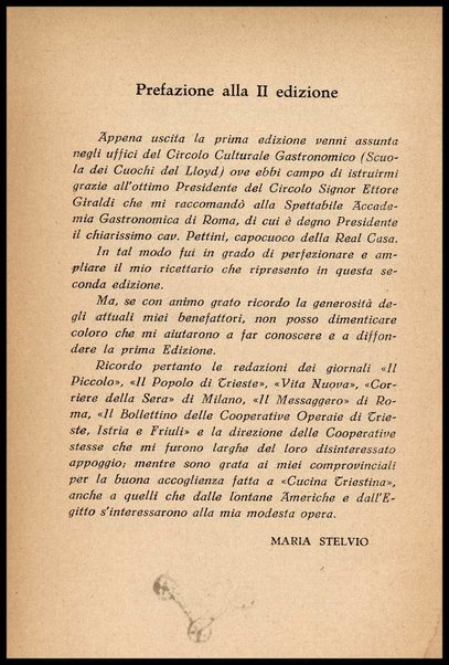 Cucina triestina : metodo e ricettario pratico economico / Maria Stelvio