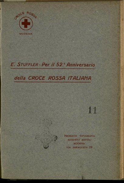 Per il 52. anniversario della Croce rossa italiana / E. Stuffler