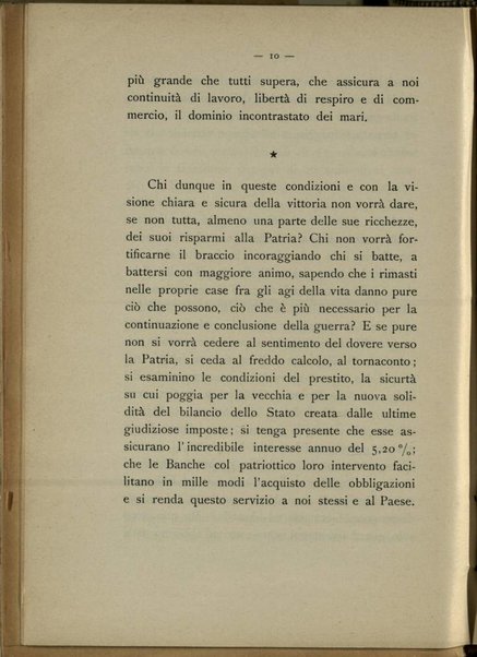 Per il prestito nazionale : discorso del presidente Antonio De Tullio tenuto nell'adunanza delle autorità e delle rappresentanze della Città e provincia il 16 gennaio 1916