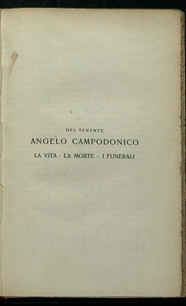 Lauri di gloria : epistolario d'un eroe / lettere del tenente Angelo Campodonico ; a cura di Mario Panizzardi