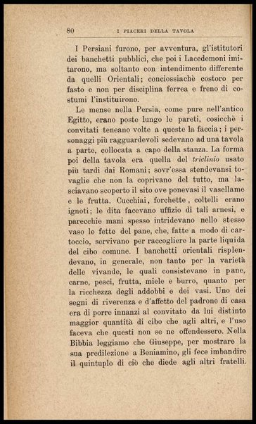 I piaceri della tavola : contributo alla storia della cucina e della mensa / Alberto Cougnet