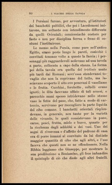 I piaceri della tavola : contributo alla storia della cucina e della mensa / Alberto Cougnet