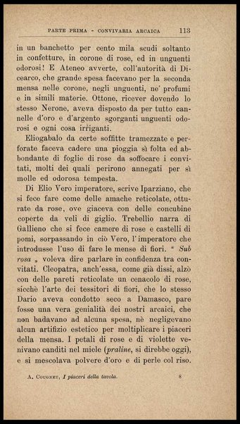 I piaceri della tavola : contributo alla storia della cucina e della mensa / Alberto Cougnet