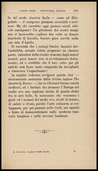 I piaceri della tavola : contributo alla storia della cucina e della mensa / Alberto Cougnet